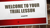 Online Trial lesson Template for Adults PowerPoint