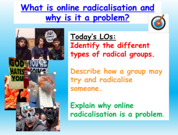 Preview of Online Radicalisation and Extremism - Presentation and Worksheets