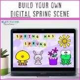 Build Your Own Spring Scene: Use for fun, keypad practice,