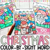 Christmas Sight Words Color by Code Printables