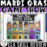Mardi Gras Game Show | ELA Skill Review | Mardi Gras Activity