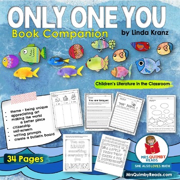 Preview of Only One You | Book Companion | Reading | Citizenship | ELA