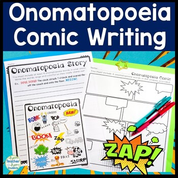 Onomatopoeia Examples - Word Wall Display