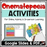 Onomatopoeia Activities for Figurative Language Lessons 2n