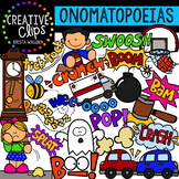 Onomatopoeia Clipart {Creative Clips Digital Clipart}