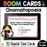 Onomatopoeia BOOM CARDS Task Cards Figurative Language Act