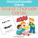 Onomatopoeia  Games | Sound Charade Cards  | Grade 1-4