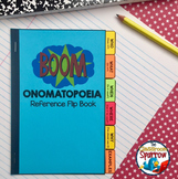 Onomatopoeia Interactive Notebook Flip Book (Activities, M