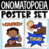 Onomatopoeia Posters - Figurative Language - Set of 25 Sou