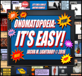 Onomatopoeia Powerpoint Lesson (Great for Poetry Standards)