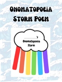 Onomatopoeia Storm Poetry - Spring Craft