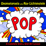 Onomatopoeia after Roy Lichtenstein
