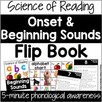 Preview of Onset & Beginning Sounds Flip Book (Science of Reading)