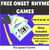 Decoding & Onset Rhyme Literacy Games for Speech Therapy a