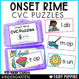 Onset Rime CVC Puzzles Phonological Awareness Activities |