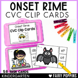 Onset Rime Clip Cards Phonological Awareness Activities | 