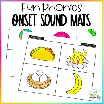 Preview of Onset Sounds Intervention Mats | Fun Phonics