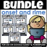 Onset and Rime Activities Bundle CVC Words Digital Resource