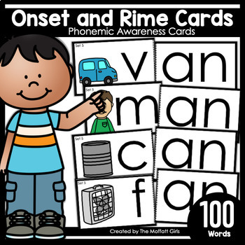 Preview of Onset and Rime Cards: Phonemic Awareness