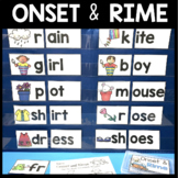Onset and Rime - Kindergarten and Preschool Phonics Center