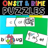 Onset and Rime Puzzles Phonemic Awareness Activities Centers