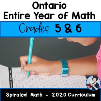 Preview of 5/6 Comprehensive Math Bundle (New Ontario Math Curriculum 2020)