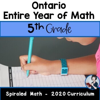 Preview of Grade 5 Comprehensive Math Bundle (New Ontario Math Curriculum 2020)