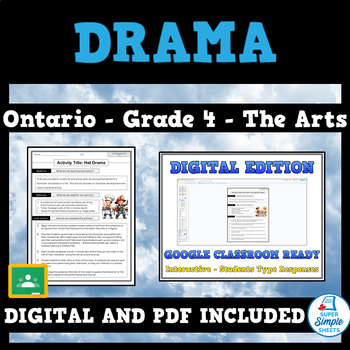 Preview of Ontario Arts Curriculum Grade 4 - Drama - Full Year Unit