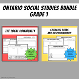 Ontario Curriculum Grade 1 Social Studies Bundle (2023)