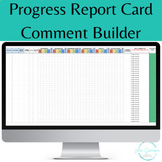 Ontario Elementary Progress Report Card Comment Builder