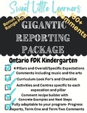 Ontario FDK Gigantic Report Card package- 4 pillars and Ov