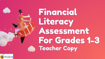 Preview of Ontario Financial Literacy - Full Math Assessment Bundles - Grades 1-3 