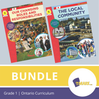 Preview of Ontario Grade 1 Social Studies Curriculum 2 Book $avings Bundle!