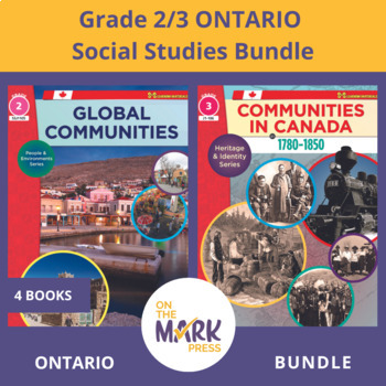 Preview of Ontario Grade 2/3 Social Studies 4 Book $avings Bundle!