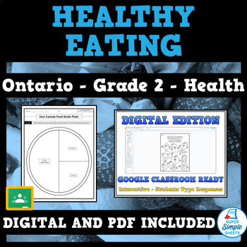 Preview of Ontario Grade 2 Health - Healthy Eating