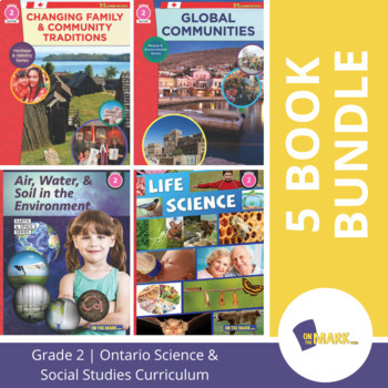 Preview of Ontario Grade 2 Science & Social Studies Curriculum 5 Book Savings Bundle!
