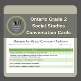 Ontario Grade 2 Social Studies Conversation Cards