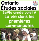 Ontario Grade 3|4 Strand A Social Studies | French Immersi