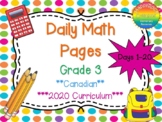 Ontario Grade 3 Daily Math Days 1-20