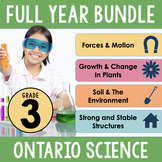 Ontario Grade 3 - Science BUNDLE  - All Four Units for the