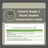 Ontario Grade 3 Social Studies Conversation Cards