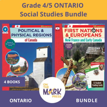 Preview of Ontario Grade 4/5 Social Studies 4 Book $avings Bundle!