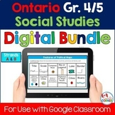 Ontario Grade 4|5 Social Studies DIGITAL BUNDLE