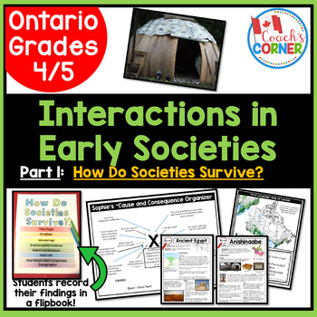 Preview of Ontario Grade 4/5 Social Studies | Strand A Part 1 | How Do Societies Grow?