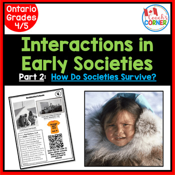 Preview of Ontario Grade 4|5 Social Studies Strand A Part 2 | How Do Societies Change?