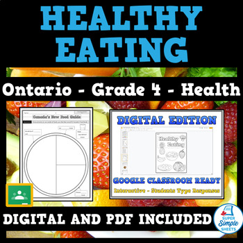 Preview of Ontario Grade 4 Health - Healthy Eating