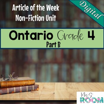 Preview of Ontario Grade 4 Non-Fiction Reading Articles Ancient Civilizations (Digital)