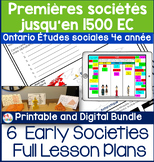Ontario Grade 4 Social Studies Early Societies to 1500 BUN