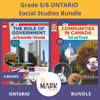 Preview of Ontario Grade 5/6 Social Studies 4 Book $avings Bundle!