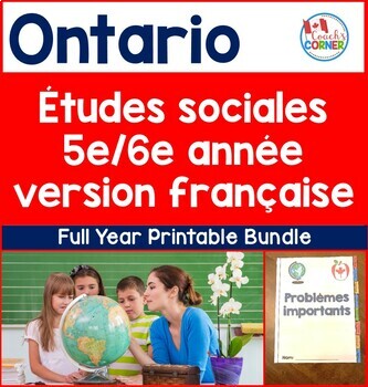 Preview of Grade 5|6 Social Studies FI PRINTABLE BUNDLE